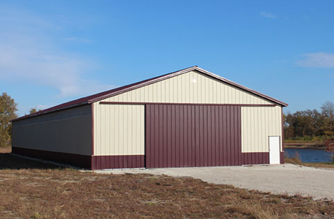 New Germany, MN - Ag Storage Building - Lester Buildings Project: 514758