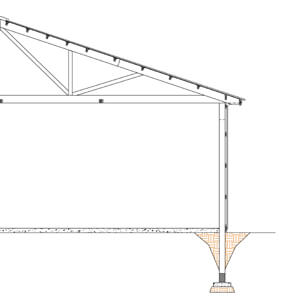 Building Foundation System 1 - Embedded Columns